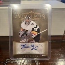 2022-23 Upper Deck Artifacts 2005-06 Retro - Autograph Facts Logan Thompson #RAF-LT card