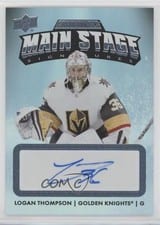 2022-23 Upper Deck Credentials Main Stage Signatures Logan Thompson #MS-LT card