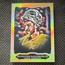 2023-24 Upper Deck Ultimate Collection Signature Masterpieces Logan Thompson #USM-LT card