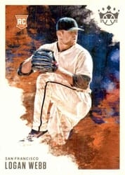2020 Panini Diamond Kings Base Set Logan Webb #156 card