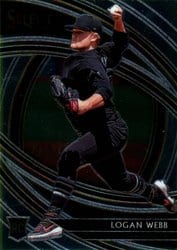 2020 Panini Select Base Set Logan Webb #125 card