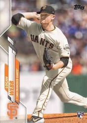 2020 Topps Base Set Logan Webb #514 card