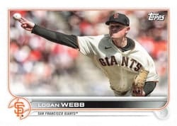 2022 Topps Mini Base Set Logan Webb #US9 card