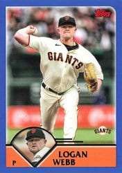 2023 Topps Archives Base Set Logan Webb #259 card