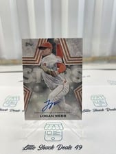 2023 Topps Baseball Stars Autographs (Series 2) Logan Webb #BSA-LW card