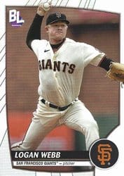 2023 Topps Big League Base Set Logan Webb #140 card