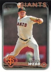2024 Topps Base Set Logan Webb #4 card