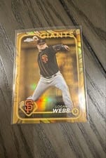 2024 Topps Gilded Collection Base Set Logan Webb #135 card