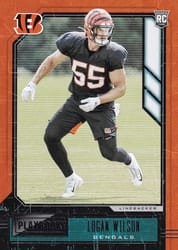 2020 Panini Playbook Base Set Logan Wilson #177 card