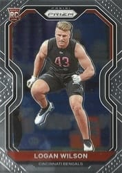 2020 Panini Prizm Base Set Logan Wilson #309 card