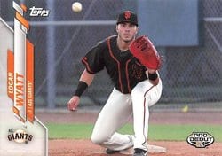 2020 Topps Pro Debut Base Set Logan Wyatt #PD-36 card