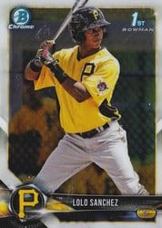 2018 Bowman Chrome Prospects Lolo Sanchez #BCP247 card