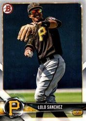 2018 Bowman Draft Base Set Lolo Sanchez #BD-52 card