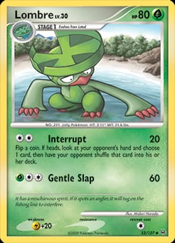 Platinum Lombre #52 card