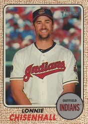 2017 Topps Heritage Base Set Lonnie Chisenhall #21 card