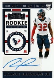2019 Panini Contenders Base Set Lonnie Johnson Jr #251 card