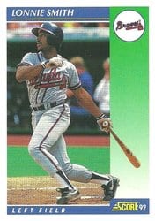 1992 Score Base Set Lonnie Smith #13 card