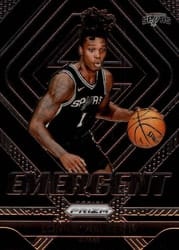 2018-19 Panini Prizm Emergent Lonnie Walker IV #18 card