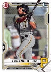2021 Bowman Draft Base Set Lonnie White Jr. #BD-28 card