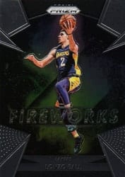 2018-19 Panini Prizm Fireworks Lonzo Ball #7 card