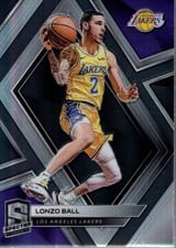 2018 Panini Spectra Lonzo Ball Silver #27 card