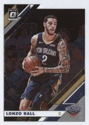 2019-20 Donruss Optic Base Set Lonzo Ball #3 card