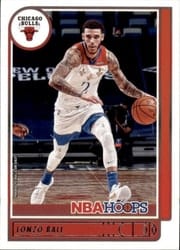 2021-22 Hoops Base Set Lonzo Ball #94 card