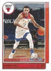 2021-22 Hoops Winter Base Set Lonzo Ball #94 card