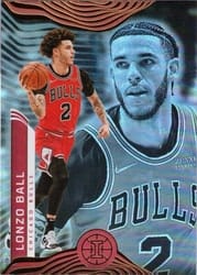 2021-22 Panini Illusions Base Set Lonzo Ball #40 card