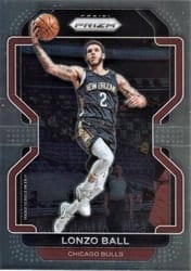 2021-22 Panini Prizm Base Set Lonzo Ball #69 card