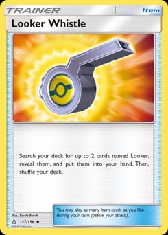 Ultra Prism Looker Whistle #127 card