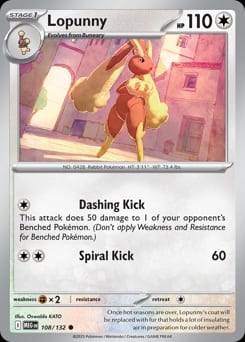 Mega Evolution Lopunny #108 card