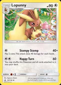 Ultra Prism Lopunny #107 card