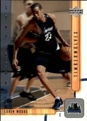 2001-02 Upper Deck Base Set Loren Woods #220 card