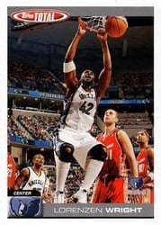 2004-05 Topps Total Base Set Lorenzen Wright #221 card