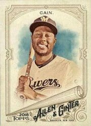 2018 Topps Allen & Ginter Base Set Lorenzo Cain #336 card