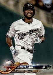 2018 Topps Update Base Set Lorenzo Cain #US186 card