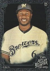 2019 Topps Allen & Ginter X Base Set Lorenzo Cain #38 card