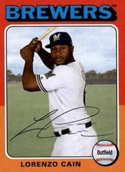 2019 Topps Archives Base Set Lorenzo Cain #115 card