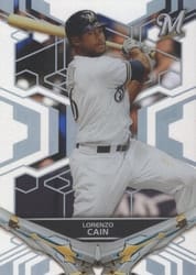 2019 Topps High Tek Base Set Lorenzo Cain #90 card