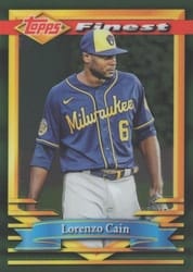 2021 Finest Flashbacks Base Set Lorenzo Cain #17 card