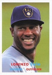 2021 Topps Archives Base Set Lorenzo Cain #12 card