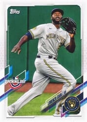2021 Topps Opening Day Base Set Lorenzo Cain #81 card