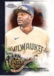 2022 Topps Allen & Ginter Chrome Base Set Lorenzo Cain #190 card