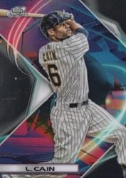 2022 Topps Cosmic Chrome Base Set Lorenzo Cain #61 card