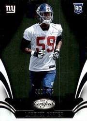 2018 Panini Certified Base Set Lorenzo Carter #188 card