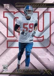 2018 Panini XR Base Set Lorenzo Carter #132 card