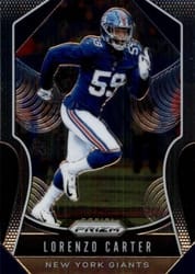 2019 Panini Prizm Base Set Lorenzo Carter #48 card