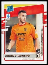 2020 Panini Chronicles Donruss Rated Rookies Serie A Lorenzo Montipo Purple Astro #3 card