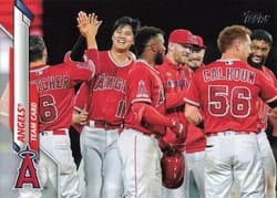 2020 Topps Base Set Los Angeles Angels #19 card